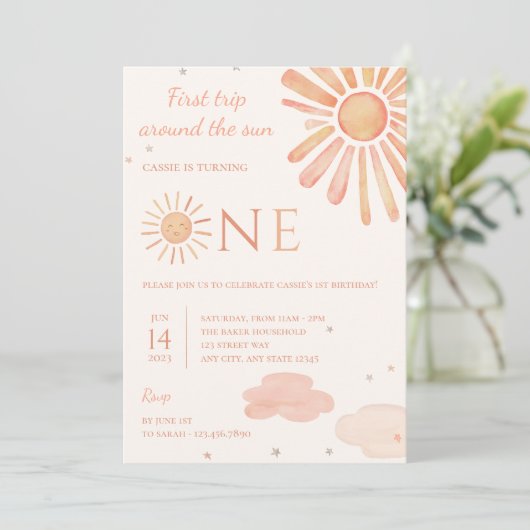 Eerste reis rond de eerste uitnodiging van de zond (Staand voorkant)