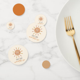 Eerste reis rond de eerste zondag confetti