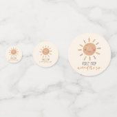 Eerste reis rond de eerste zondag confetti (Achterkanten)