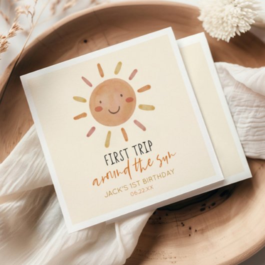 Eerste reis rond de eerste zondag servet