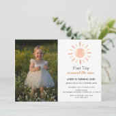 Eerste reis rond de foto van de eerste zondag kaart (Staand voorkant)