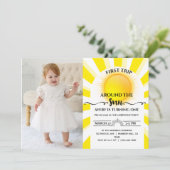 Eerste reis rond de foto van de eerste zondag kaart (Staand voorkant)