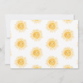 Eerste reis rond de foto van de eerste zondag kaart (Achterkant)