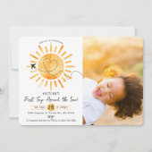 Eerste reis rond de foto van de eerste zondag kaart (Voorkant)