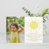 Eerste reis rond de foto van de eerste zondag kaart (Staand voorkant)