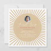 Eerste reis rond de foto van Sun Boho op 1 oktober Kaart (Voorkant)