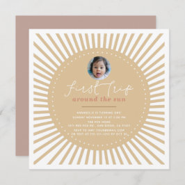 Eerste reis rond de foto van Sun Boho op 1 oktober Kaart