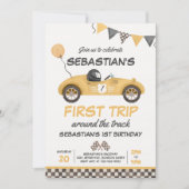 Eerste reis rond de hartlijn van het spoor 1 zater kaart (Voorkant)