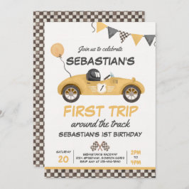 Eerste reis rond de hartlijn van het spoor 1 zater kaart