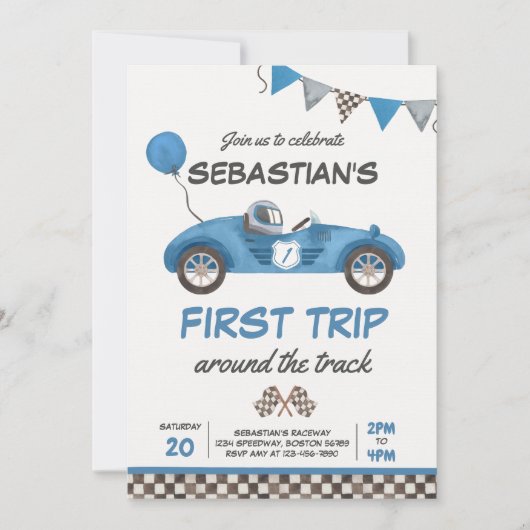 Eerste reis rond de hartlijn van het spoor 1 zater kaart (Voorkant)