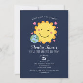 Eerste reis rond de Kinder zon op de eerste verjaa Kaart (Voorkant)