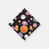 Eerste reis rond de Sen safari dieren in de ruimte Servet (Hoek)