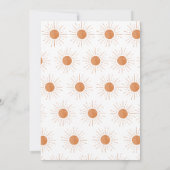 eerste reis rond de sun Birthday Invitation Kaart (Achterkant)