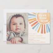 Eerste reis rond de Sun Boho 1e verjaardag foto Kaart (Voorkant)