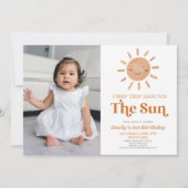 Eerste reis rond de Sun Boho 1e verjaardag Kaart (Voorkant)