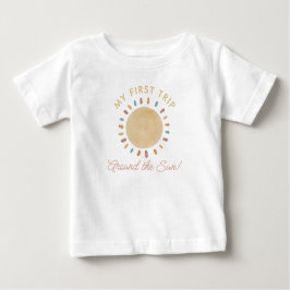 Eerste reis rond de Sun Boho 1st Birthday Baby T