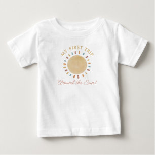 Eerste reis rond de Sun Boho 1st Birthday Baby T