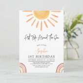 Eerste reis rond de Sun Boho op 1 oktober Kaart (Staand voorkant)