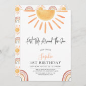 Eerste reis rond de Sun Boho op 1 oktober Kaart (Voorkant / Achterkant)