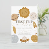 Eerste reis rond de Sun Boho op 1 oktober Kaart (Staand voorkant)