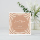 Eerste reis rond de Sun Boho op 1 oktober Kaart (Staand voorkant)