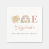 Eerste reis rond de Sun Boho op 1 oktober Servet (Voorkant)