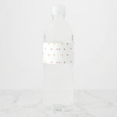 Eerste reis rond de Sun Boho op 1 oktober Waterfles Etiket (Achterkant)