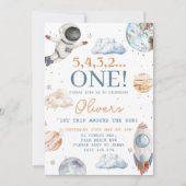 Eerste reis rond de Sun Boy Space 1e verjaardag Kaart (Voorkant)