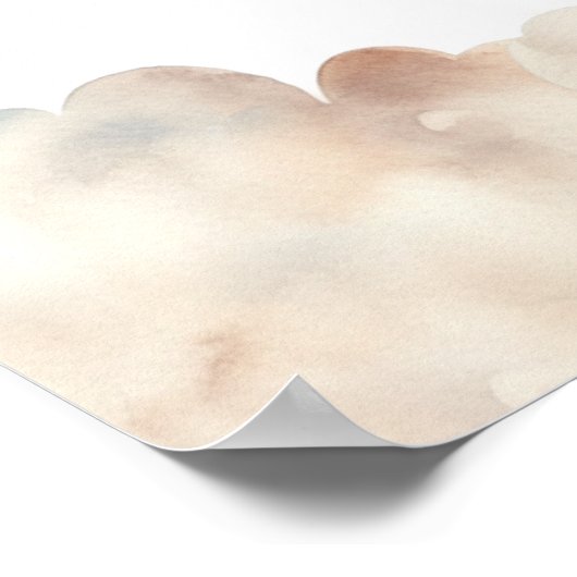 Eerste reis rond de Sun Boy Verjaardag Welkom Poster (Hoek)