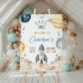 Eerste reis rond de Sun Boy Verjaardag Welkom Poster