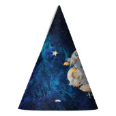 Eerste reis rond de Sun Galaxy 1st Birthday Pet Feesthoedjes (Links)