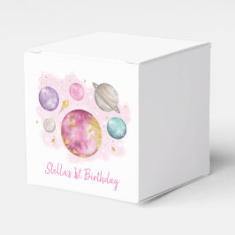 Eerste reis rond de Sun Girls Birthday Party Bedankdoosjes