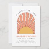 Eerste reis rond de uitnodiging van de zondag (Voorkant)