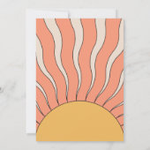 Eerste reis rond de uitnodiging van de zondag (Achterkant)