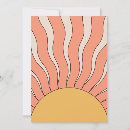 Eerste reis rond de uitnodiging van de zondag (Achterkant)