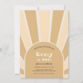 Eerste reis rond de uitnodiging van de zondag (Voorkant)