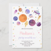 Eerste reis rond de uitnodiging van de zondag (Voorkant)