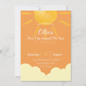 Eerste reis rond de uitnodiging van de zondag (Voorkant)