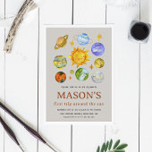 Eerste reis rond de uitnodiging van de zondag