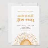 Eerste reis rond de uitnodiging van de zondag (Voorkant)