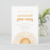 Eerste reis rond de uitnodiging van de zondag (Staand voorkant)