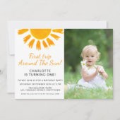 Eerste reis rond de verjaardag van de foto van het kaart (Voorkant)