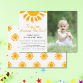 Eerste reis rond de verjaardag van de foto van het kaart