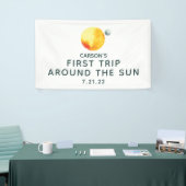 Eerste reis rond de verjaardag van de Moderne Ruim Spandoek (Beurs)