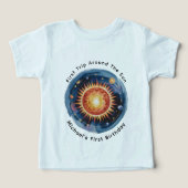 Eerste reis rond de Zon 1e verjaardag (Design voorkant)