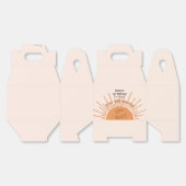 Eerste reis rond de zon 1e verjaardag bedankdoosjes (Ongevouwen)