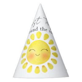 Eerste reis rond de zon 1e verjaardag  feesthoedjes