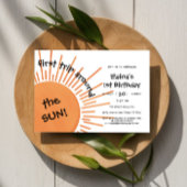 Eerste reis rond de zon 1e verjaardag horizontaal kaart