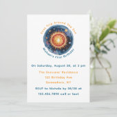 Eerste reis rond de Zon 1e verjaardag Kaart (Staand voorkant)