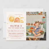 Eerste reis rond de zon | 1e verjaardag kaart (Voorkant)